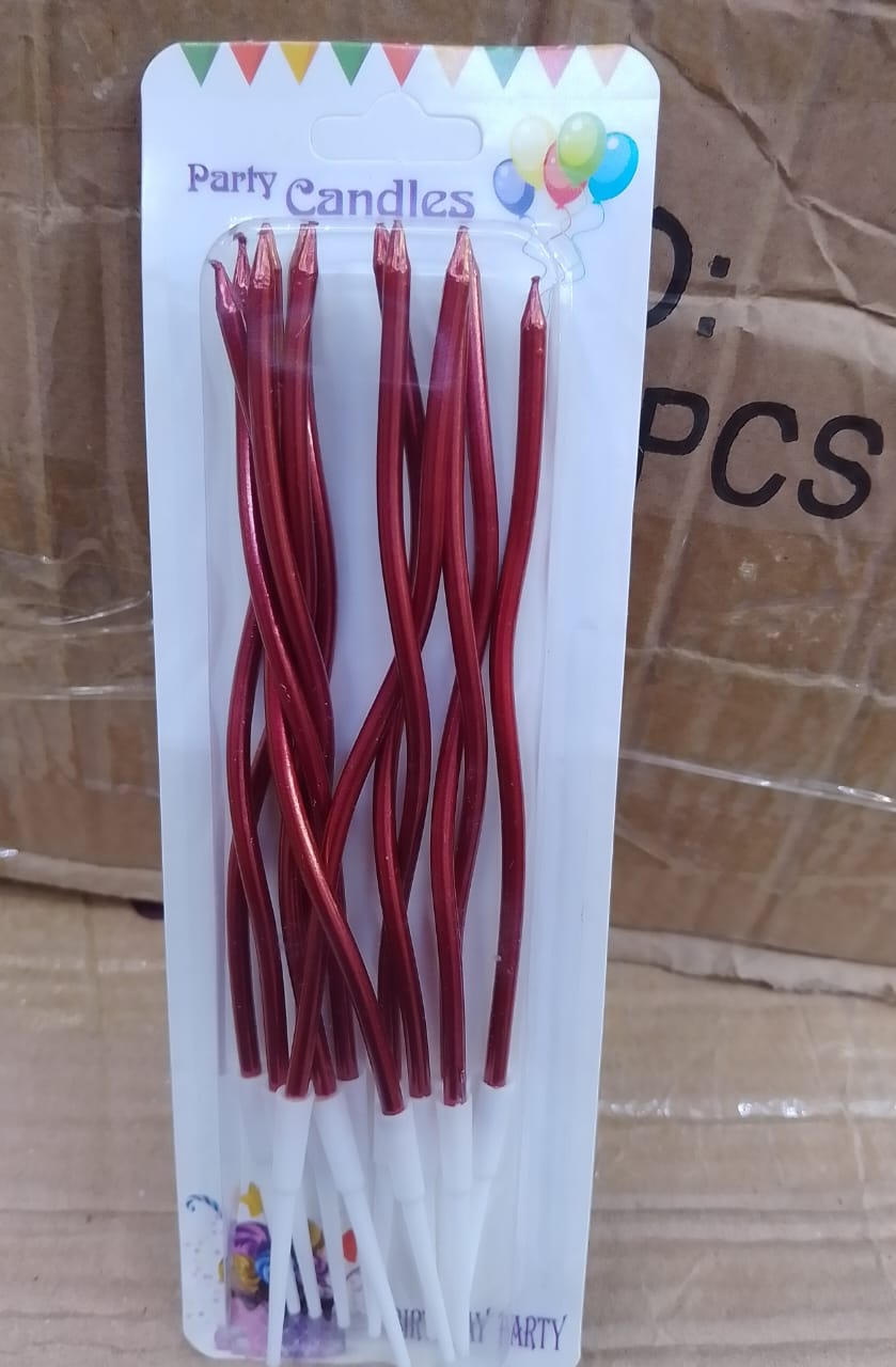 Spiral Birthday Candles – Colorful Party Cake Candles, Long-Lasting, Decorative, Kids & Adults, Fun Birthday Celebration, Home & Party Decoration, Easy to Use