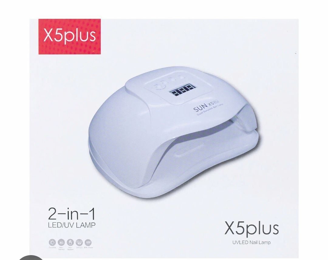 Sun X5plus 2 in 1 LED Nails Lamp For Manicure // X5plus 2 in 1 Nail Dryer Lamp ✅Has a smart digital display, and sensor lights ✅ Has 36 Led lights with 50,000 hrs. lifetime