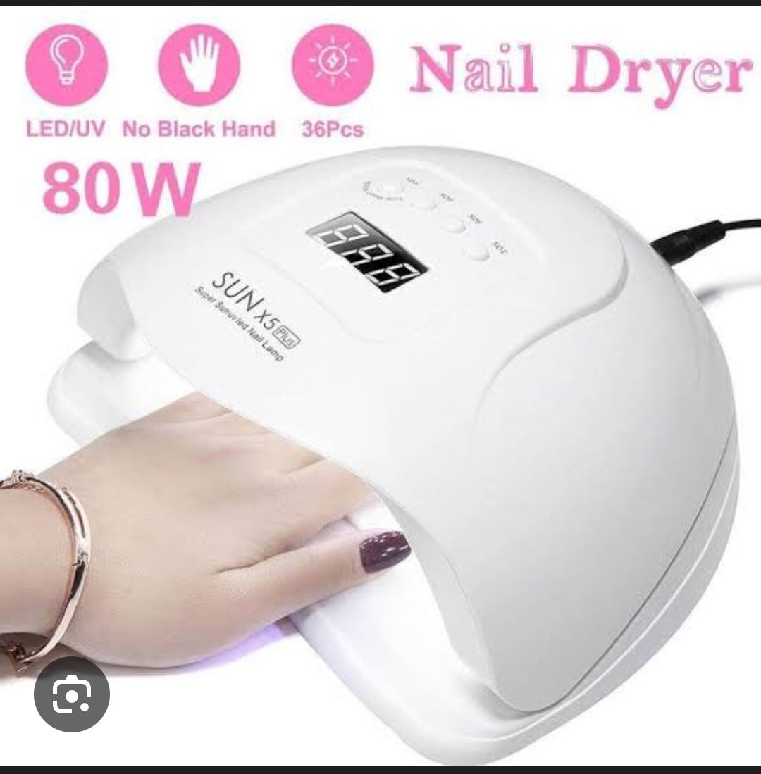 Sun X5plus 2 in 1 LED Nails Lamp For Manicure // X5plus 2 in 1 Nail Dryer Lamp ✅Has a smart digital display, and sensor lights ✅ Has 36 Led lights with 50,000 hrs. lifetime