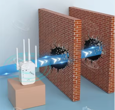 300Mbps WiFi Extender Signal Booster Indoor/Outdoor Network Booster Ethernet Port for Home 5GHz 2.4GHz IP 4G 3G Network Booster