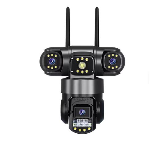 Electric V380 Pro 9MP Triple Lens 4G CCTV IP Network Camera Security Outdoor 3 Lens PTZ Night Vision Waterproof Smart Net Camera V380