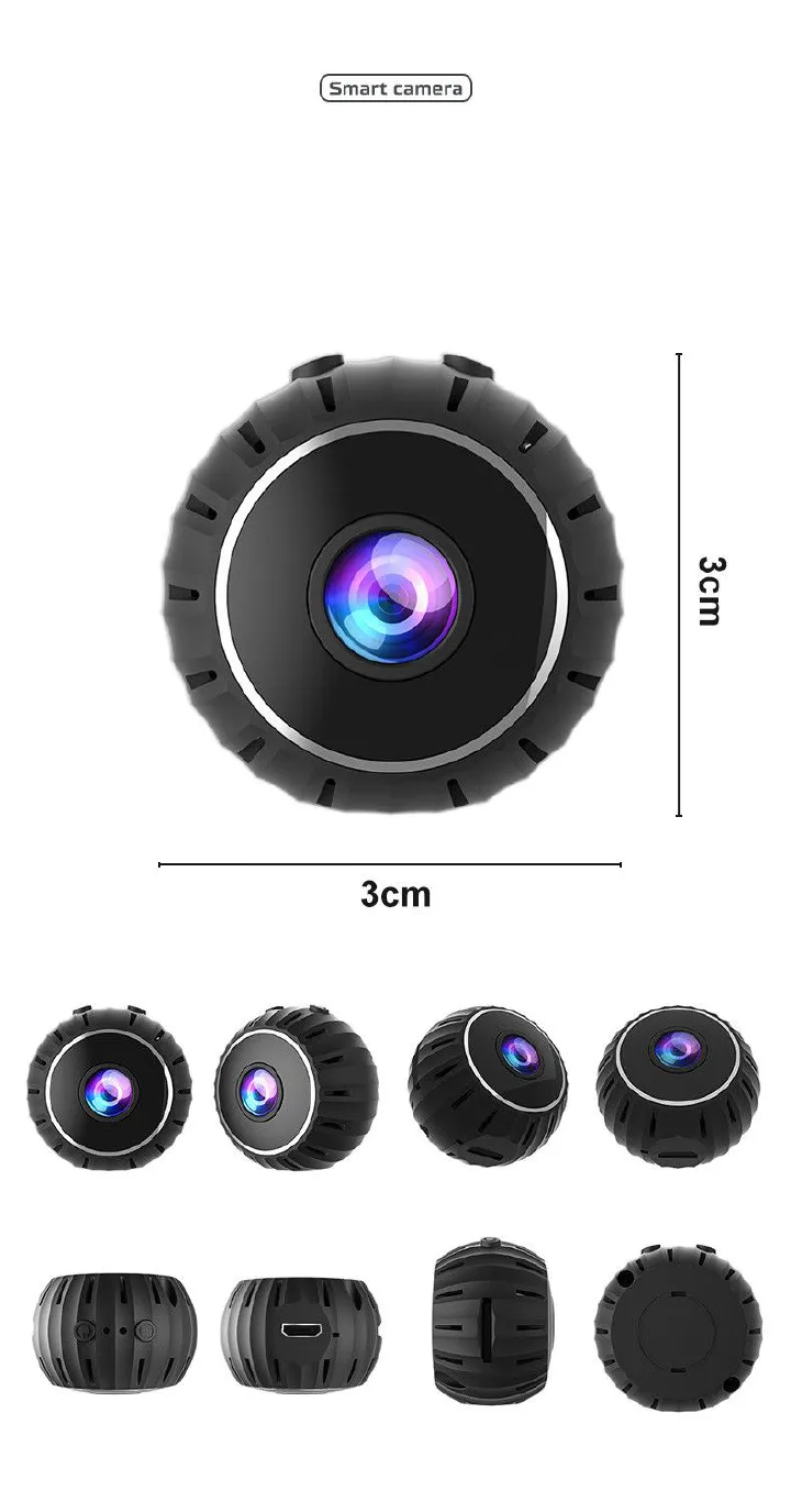 A9 Wifi Mini Camera 720P Security Monitoring Wireless Remote Night Vision Video Surveillance Smart Home Mini DV Cam HD Camera