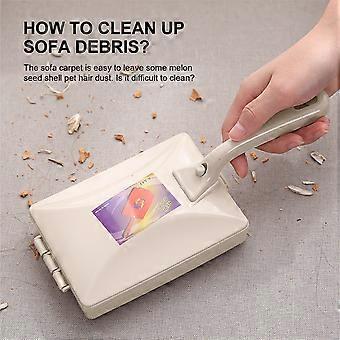CleanEase™ Manual Carpet & Sofa Sweeper 🧹✨ | Cordless Hand-Push Dust Collector | Pet Hair, Crumbs & Debris Cleaner | Home, Couch & Carpet Cleaning Tool 🛋️🐾 Make everyday clean