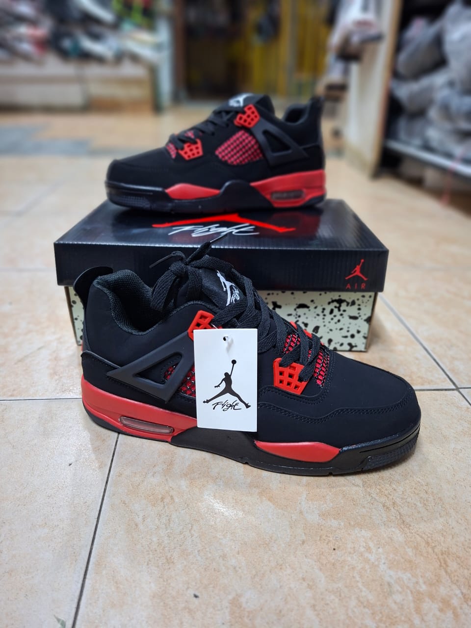 🔥 Jordan 4-Style Sneakers – Classic Heat, Street Ready 👟💯 Step out in bold, iconic style with these Jordan 4–inspired sneakers, designed for comfort, durability, and everyday drip 😎🔥. Available