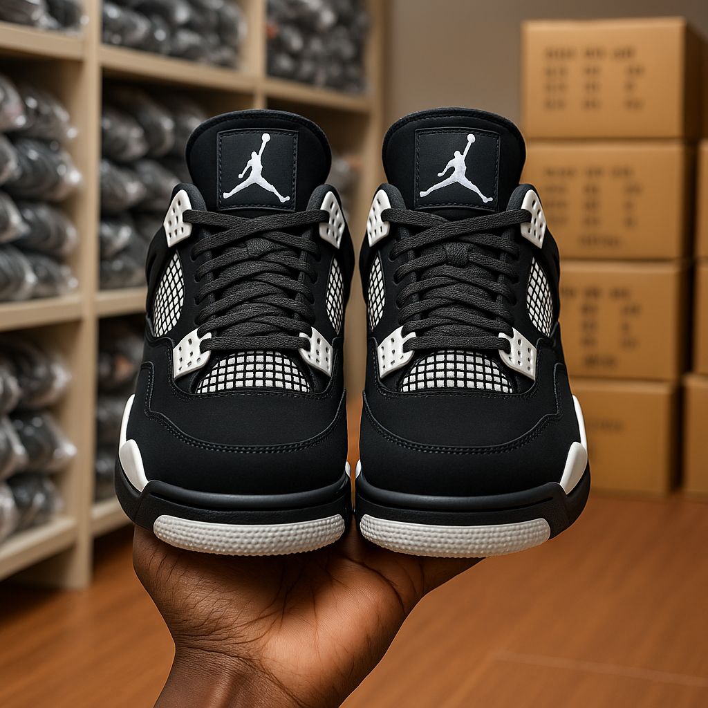 🔥👟 Air Jordan 4 – Classic Heat, Everyday Power 👟🔥 Step into timeless street style with the iconic Jordan 4-inspired sneakers. Built for comfort, durability, and bold presence, these kicks deliver