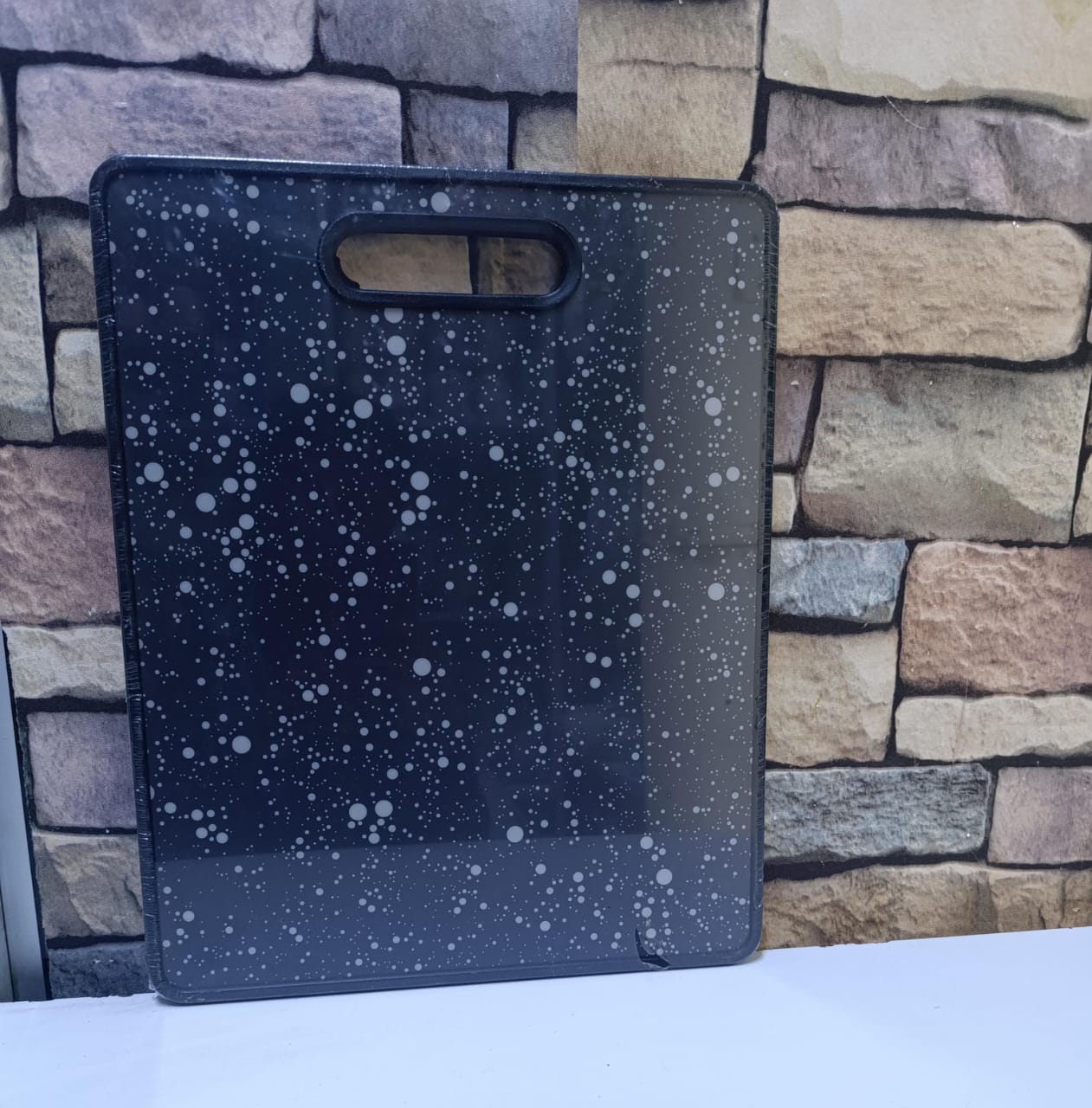 🔪 Marble Design Chopping Board 🥦Upgrade your kitchen with this strong and stylish marble chopping board — perfect for everyday food preparation✨ ✔ Durable and strong cutting surface