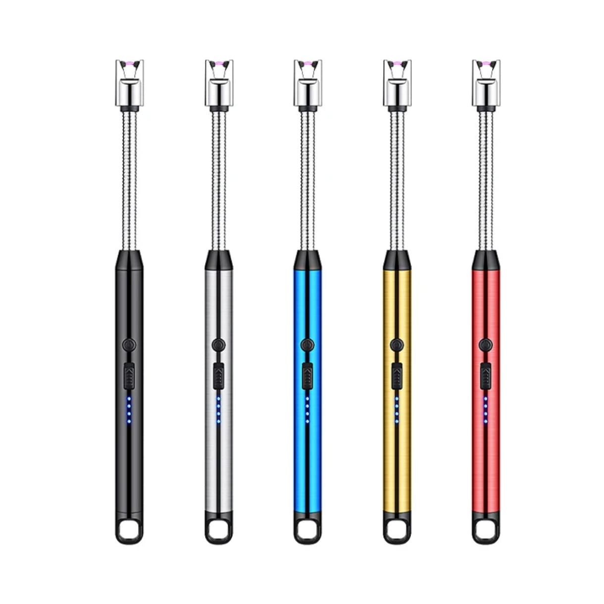 🔥 Rechargeable Electric Arc Lighter (USB)Light candles, gas cookers, BBQ grills and more safely and easily with this modern rechargeable electric lighter✨✔ USB rechargeable – no gas ne