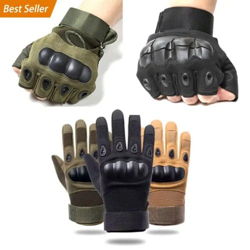 🧤 Military Tactical Gloves (Hard Knuckle) Upgrade your gear with these military tactical gloves — built for maximum protection, grip, and durability in tough environments 💪