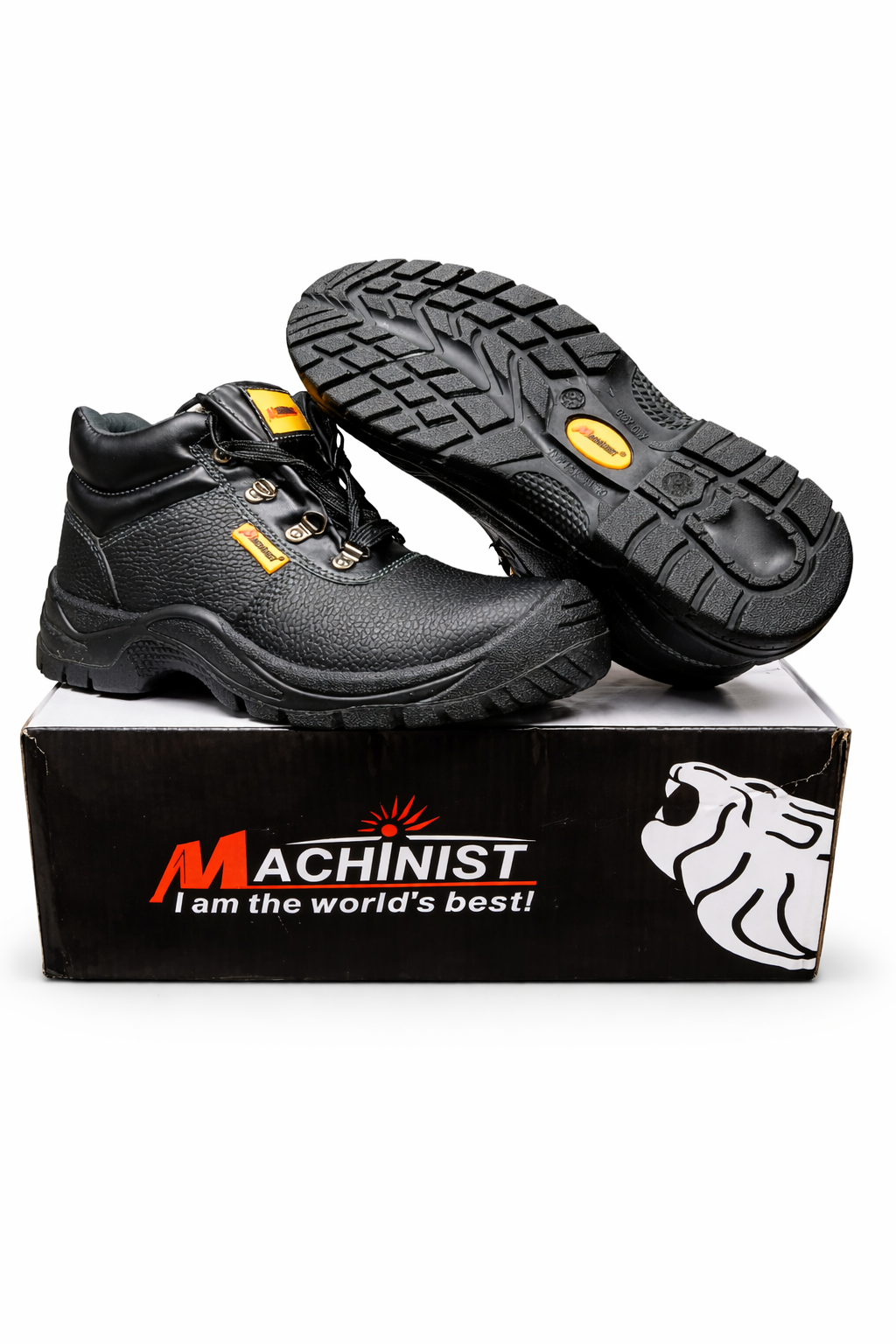 👷‍♂️ MACHINIST Safety Shoes  Step into strength, safety, and durability with these premium MACHINIST Safety Shoes — built for tough work environments and all-day comfort 💪🛡️ Steel