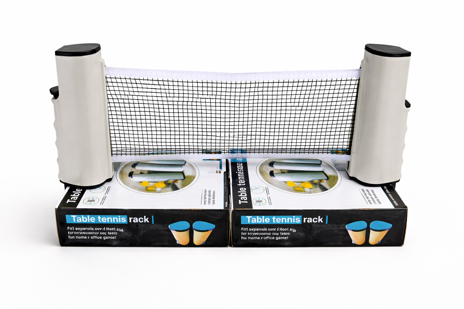 🏓✨ Complete Table Tennis Set (Bats, Balls & Net) Bring the fun of table tennis anywhere with this all-in-one portable set—perfect for home, office, or outdoor play!