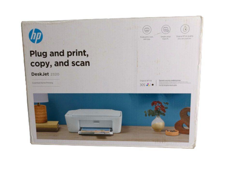 new HP DeskJet 2320 All-in-One Printer – Print, Scan, Copy – Compact Home & Office Printer, High-Quality Output, Easy Setup, Reliable USB Connection, Affordable Ink, 2025 New Model Kenya