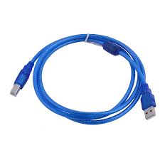 1.5m Printer Cable USB A to B High-Speed Data Transfer | Durable Thick Wire | Stable Printing Connection | Compatible with HP Canon Epson Brother Printers etc.