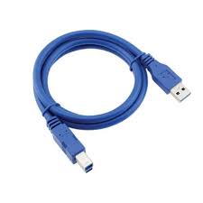 1.5m Printer Cable USB A to B High-Speed Data Transfer | Durable Thick Wire | Stable Printing Connection | Compatible with HP Canon Epson Brother Printers etc.