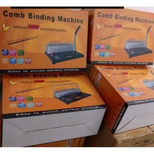 comb Heavy Duty Binding Machine producing good quality office equipment's and items. This comb spiral binding machine is one of them and has a good reputation for binding documents professionally