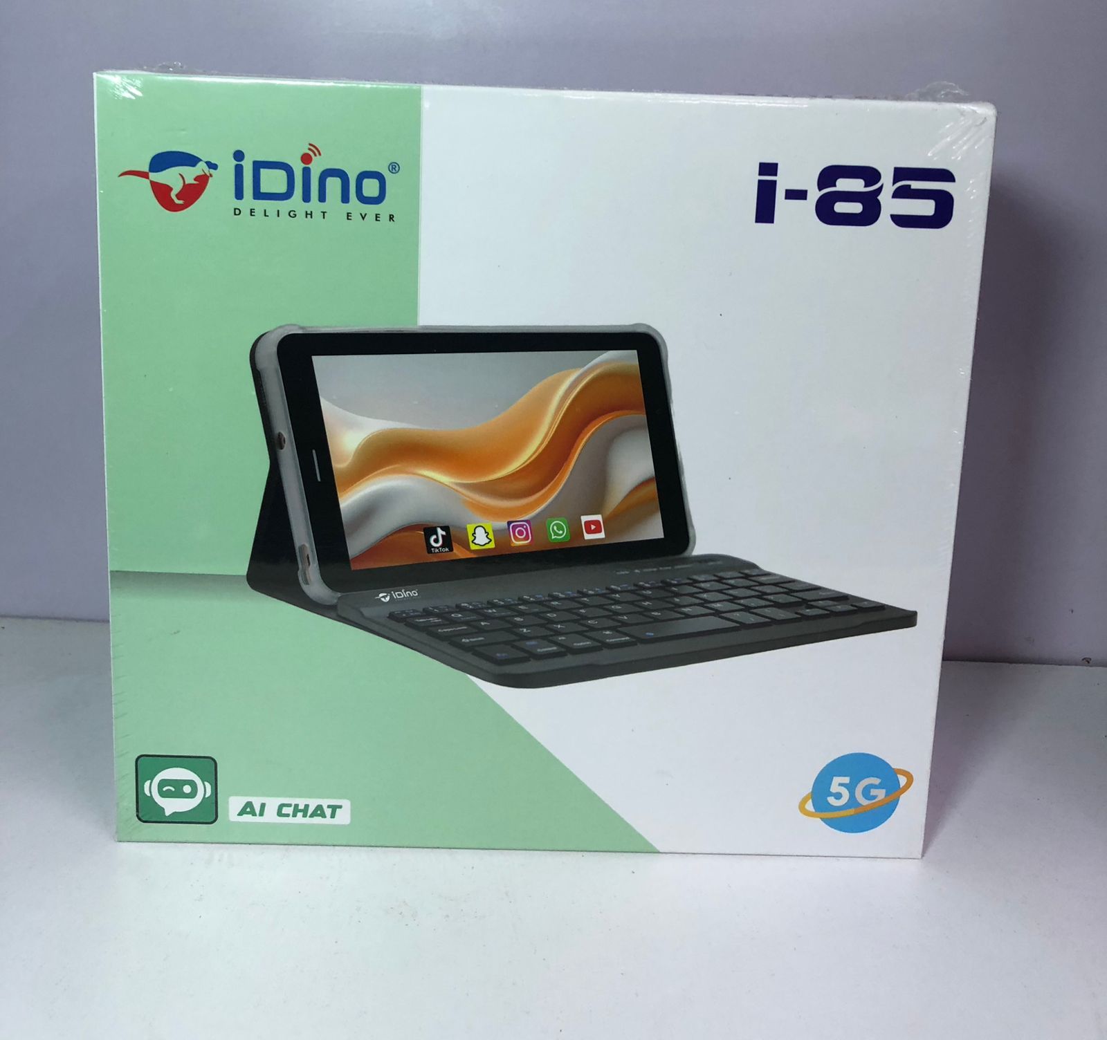 Idino Model i85 Android 14 Tablet 7 inches display  6gb Ram 256gd Rom  with 5G network 5000mAh batterty capacity with free keyboard and flip tablet cover