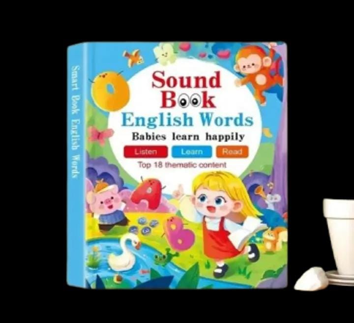 SOUND BOOK! Rechargeable Kids Learning Sound Book learning SoundsShare this product
English Learning Sound Book for Babies and Toddlers /Toddler Sound Book / Learning Interactive Book / Electronic