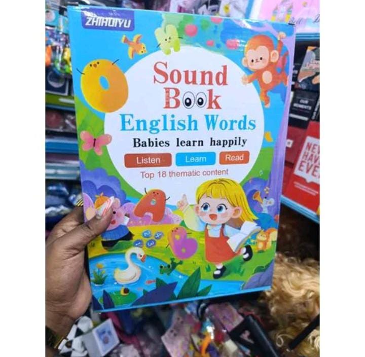 SOUND BOOK! Rechargeable Kids Learning Sound Book learning SoundsShare this product
English Learning Sound Book for Babies and Toddlers /Toddler Sound Book / Learning Interactive Book / Electronic