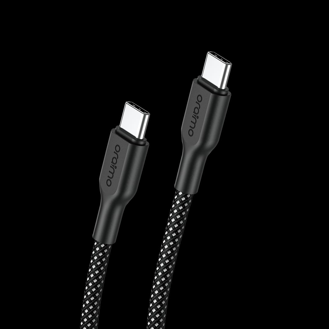 DURABLE FAST CHARGING ORAIMO C to C BRAIDED DATA CABLE