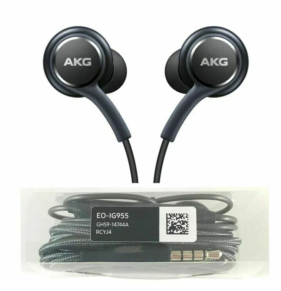 "Samsung AKG Stereo Earphones – Wired 3.5mm Audio"