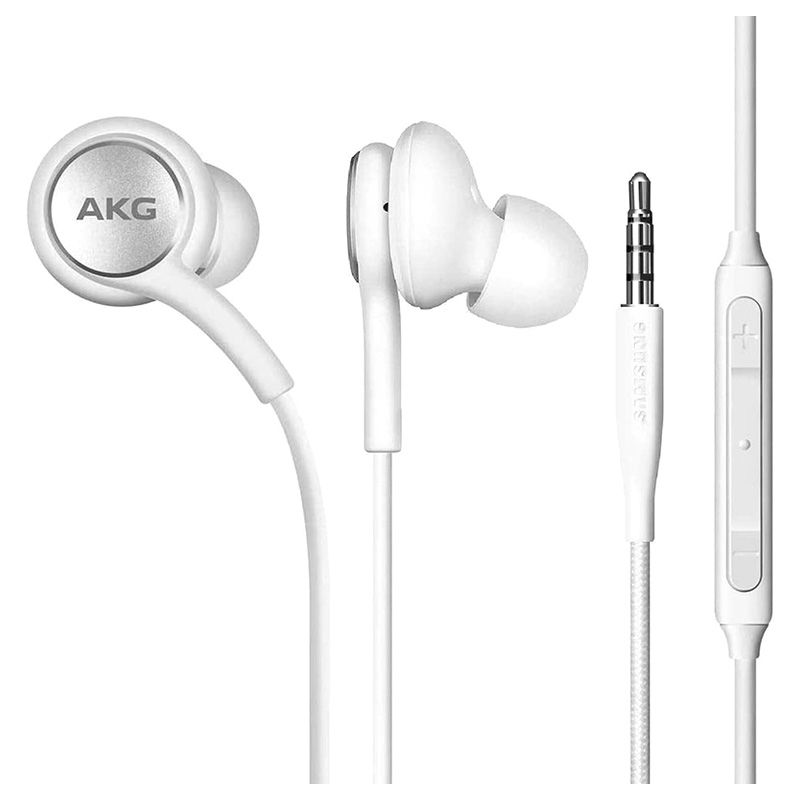 "Samsung AKG Stereo Earphones – Wired 3.5mm Audio"