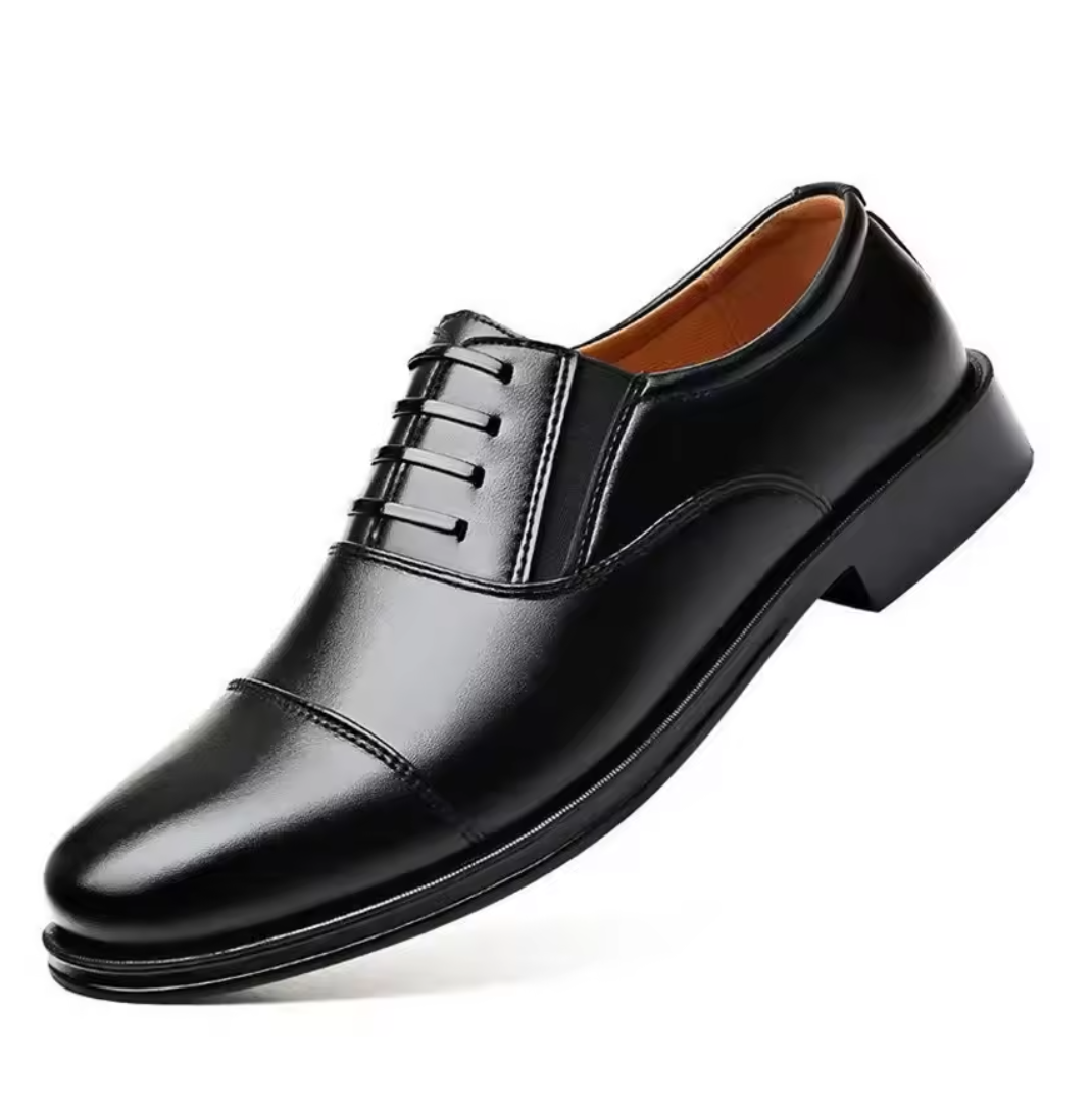 Men Classic Dress Shoes Formal Oxfords Business Office Wedding Shoes Wear Elegant Casual Leather Zapatos Brock Men Flat Shoes Local fast delivery