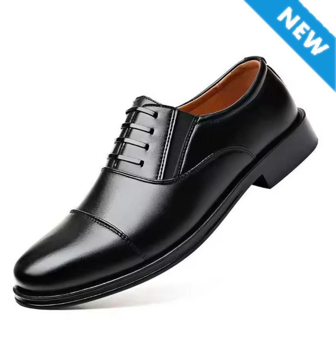 Men Classic Dress Shoes Formal Oxfords Business Office Wedding Shoes Wear Elegant Casual Leather Zapatos Brock Men Flat Shoes Local fast delivery