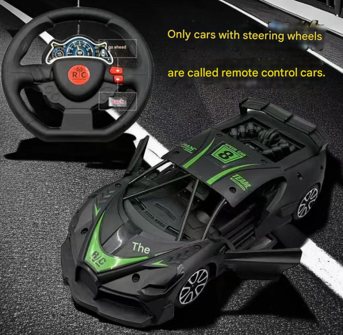 Children's remote control toy car High Speed Drift Sport Cars Remote Control Vehicle Sports Racing Car Toy Model Children Toys for Boys Birthday Gifts Free battery gift Local fast delivery