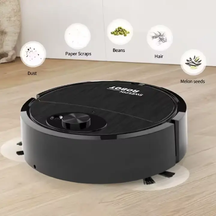 Rechargeable Intelligent Sweeping Robot Vacuum Cleaner USB Charging Household Sweeping Dragging Suction Home Smart Sweeper Cleaning Appliance  Local fast delivery