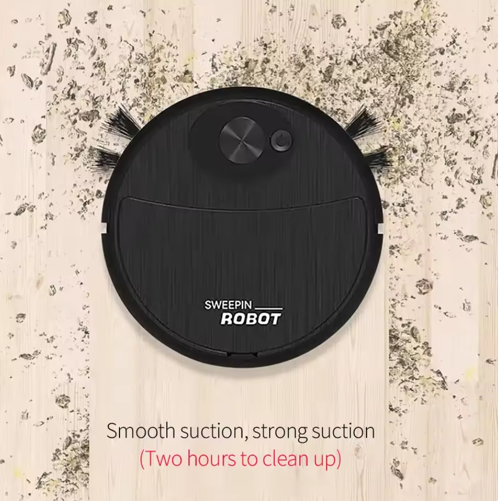 Rechargeable Intelligent Sweeping Robot Vacuum Cleaner USB Charging Household Sweeping Dragging Suction Home Smart Sweeper Cleaning Appliance  Local fast delivery