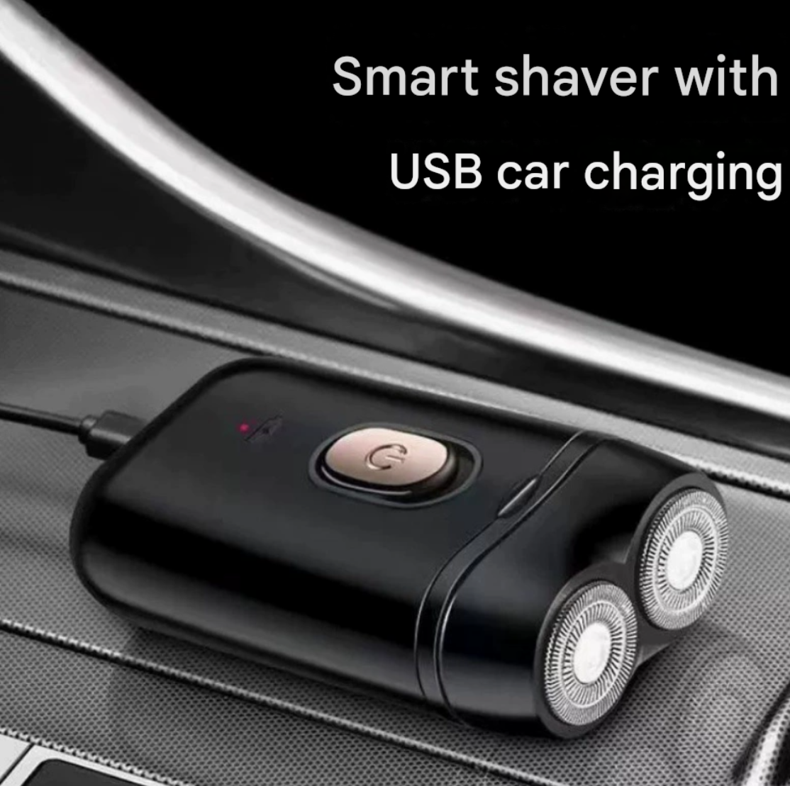 New Rechargeable portable shaver with large battery capacity and dual head floating for easy shaving rechargeable shaver Local fast delivery