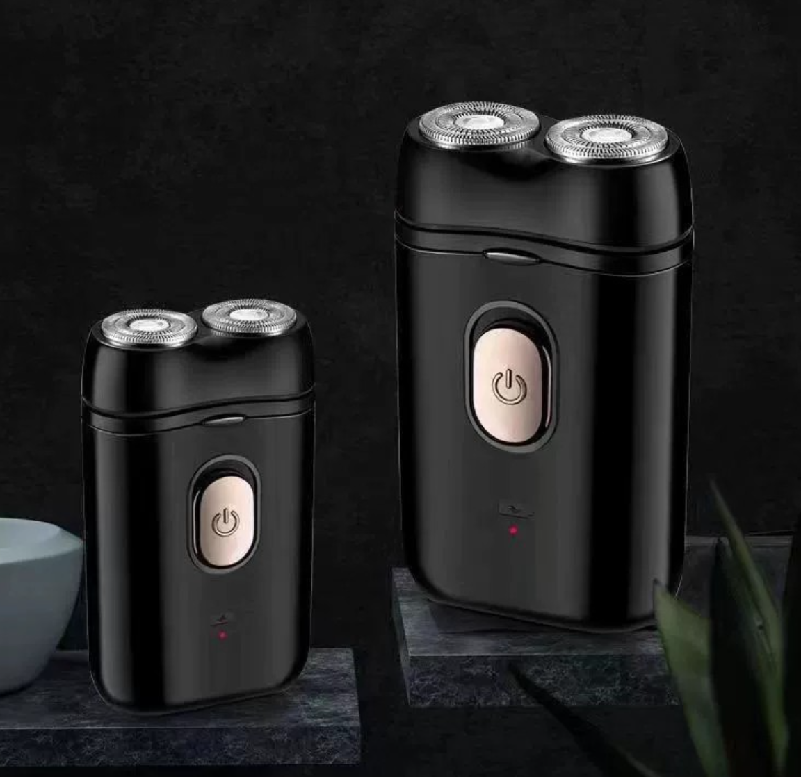 New Rechargeable portable shaver with large battery capacity and dual head floating for easy shaving rechargeable shaver Local fast delivery