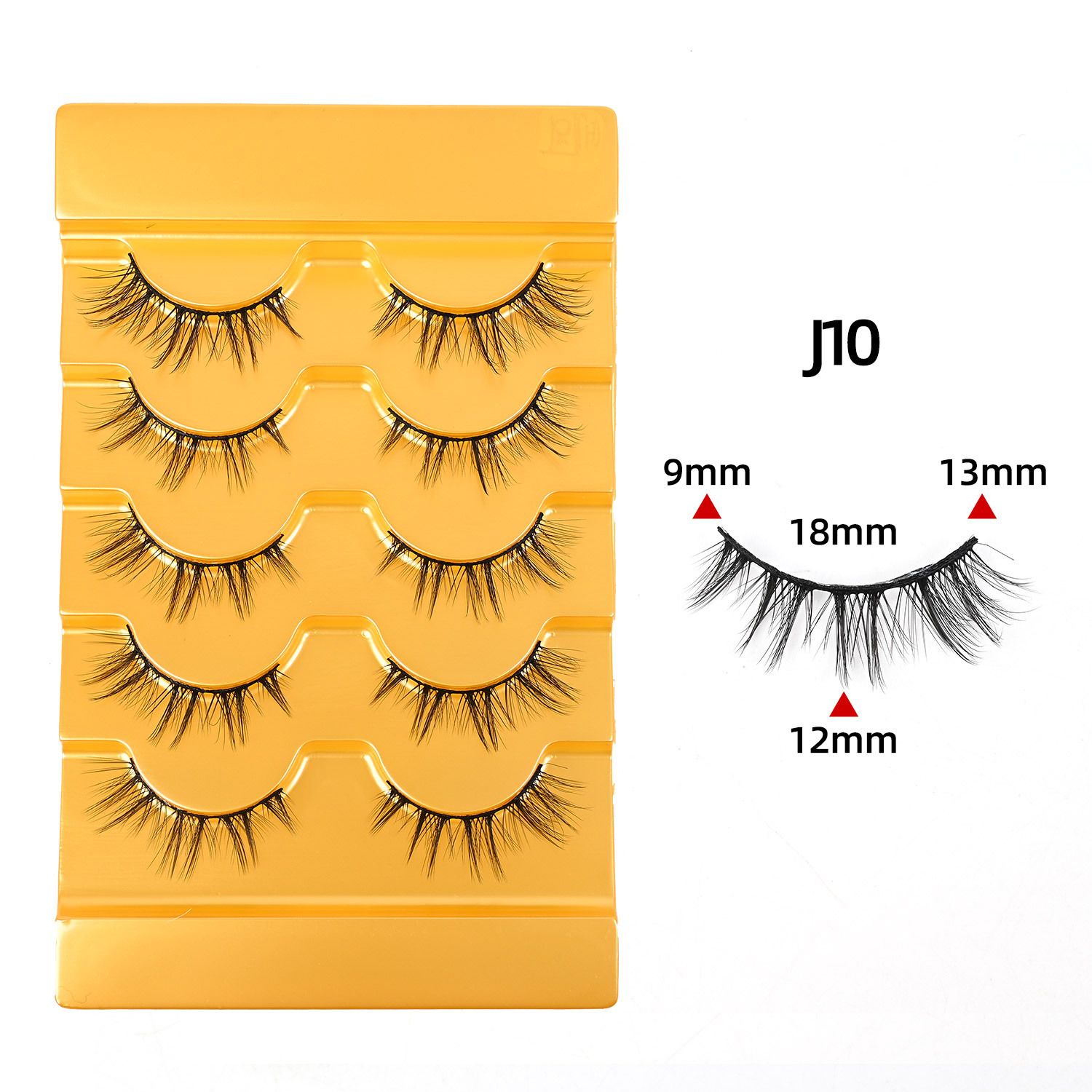 5 Pairs 5D Fluffy Half Eye Lashes | Natural Fox Eye Look | Soft & Lightweight | Easy to Apply | Long-Lasting | Ideal for African Women Makeup | Affordable & Reusable | Bulk Orders Welcome