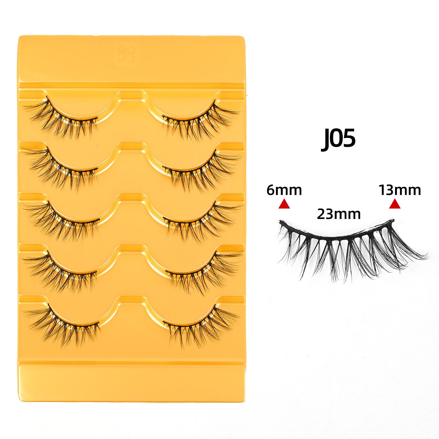 5 Pairs 5D Fluffy Half Eye Lashes | Natural Fox Eye Look | Soft & Lightweight | Easy to Apply | Long-Lasting | Ideal for African Women Makeup | Affordable & Reusable | Bulk Orders Welcome