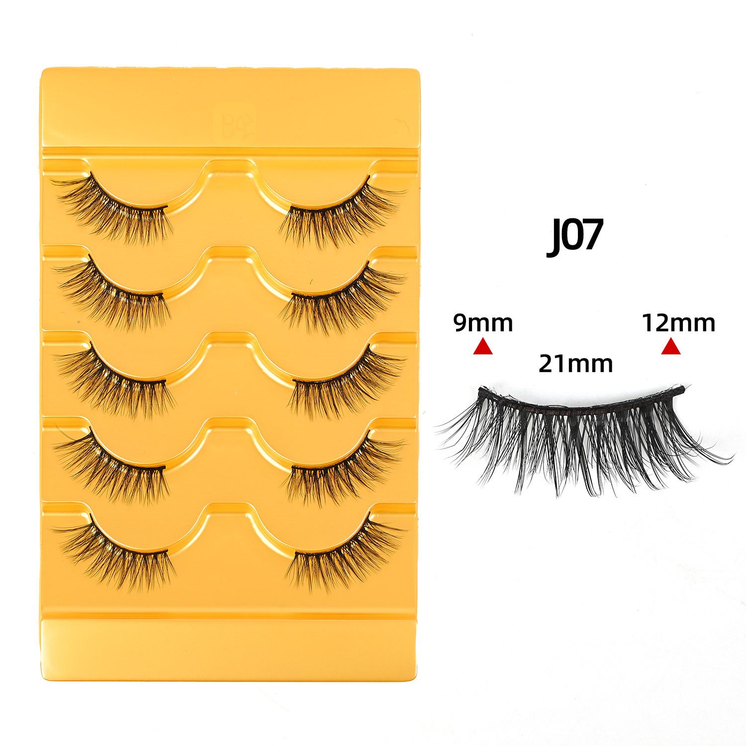 5 Pairs 5D Fluffy Half Eye Lashes | Natural Fox Eye Look | Soft & Lightweight | Easy to Apply | Long-Lasting | Ideal for African Women Makeup | Affordable & Reusable | Bulk Orders Welcome