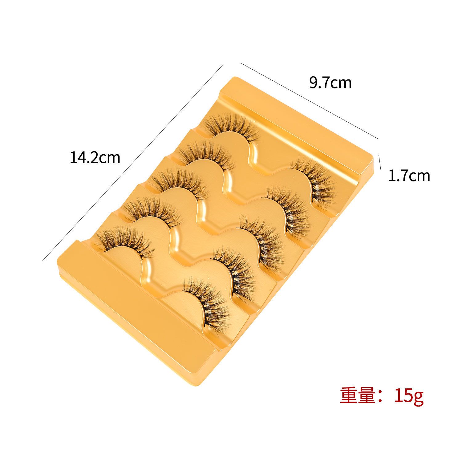 5 Pairs 5D Fluffy Half Eye Lashes | Natural Fox Eye Look | Soft & Lightweight | Easy to Apply | Long-Lasting | Ideal for African Women Makeup | Affordable & Reusable | Bulk Orders Welcome