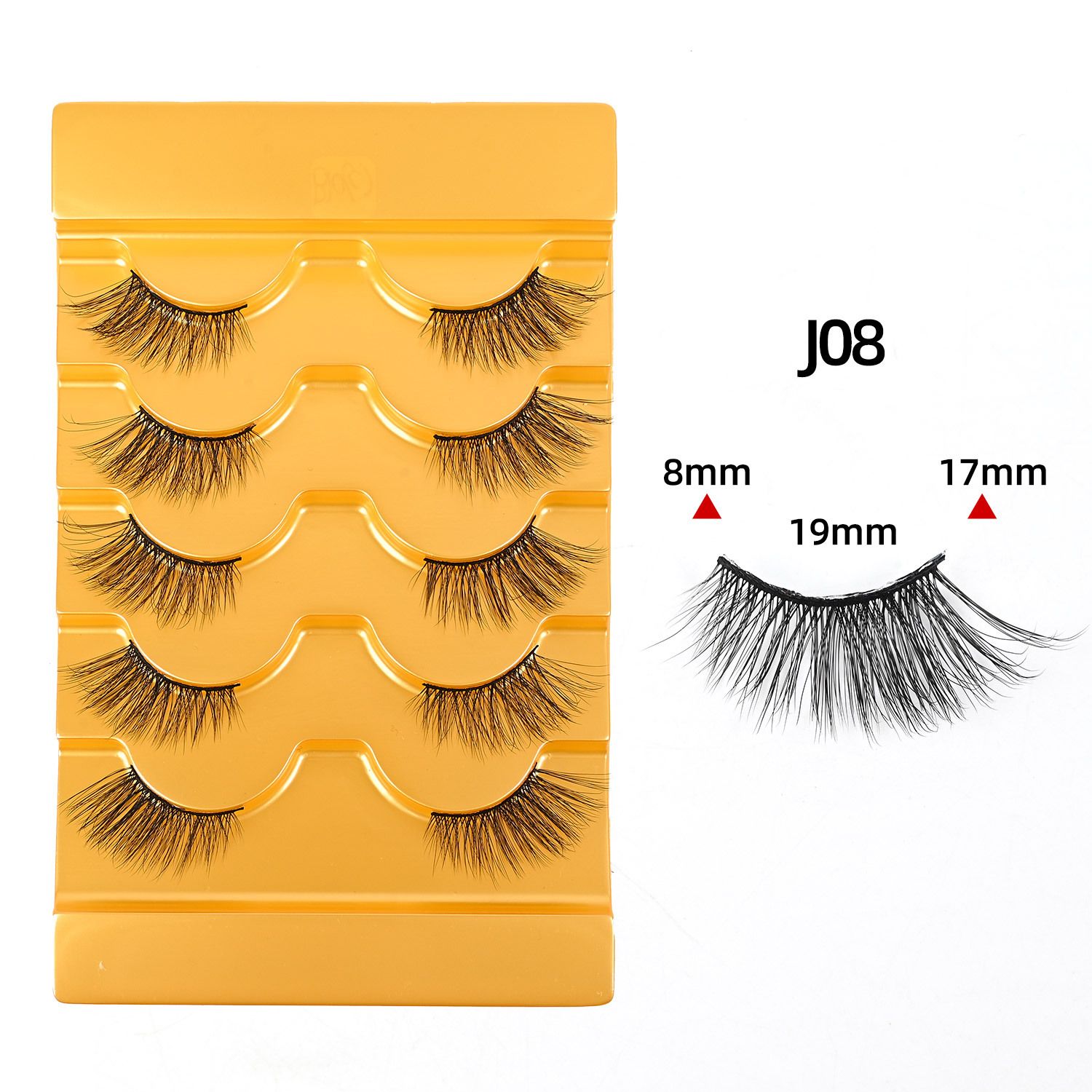 5 Pairs 5D Fluffy Half Eye Lashes | Natural Fox Eye Look | Soft & Lightweight | Easy to Apply | Long-Lasting | Ideal for African Women Makeup | Affordable & Reusable | Bulk Orders Welcome