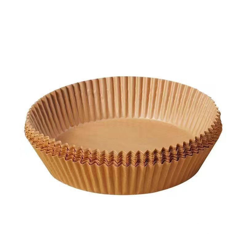 50pcs Air Fryer Paper Liner Disposable Airfryer Paper Mat Round Airfryer Paper Steamer Mat Baking Mats Air Fryer Accessories Oil-proof Non-stick Cook Tools Kitchen Oven Paper Baking Paper Microwave