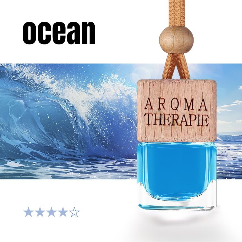 4pcs Car Fragrance Car Hanging Perfume Car Pendant Car Perfume Pendant Car Air Freshener Car Air Refreshing Car Odor Removal Cologne Ocean Lavender Jasmine Long Lasting Fresh Elegant Decorative