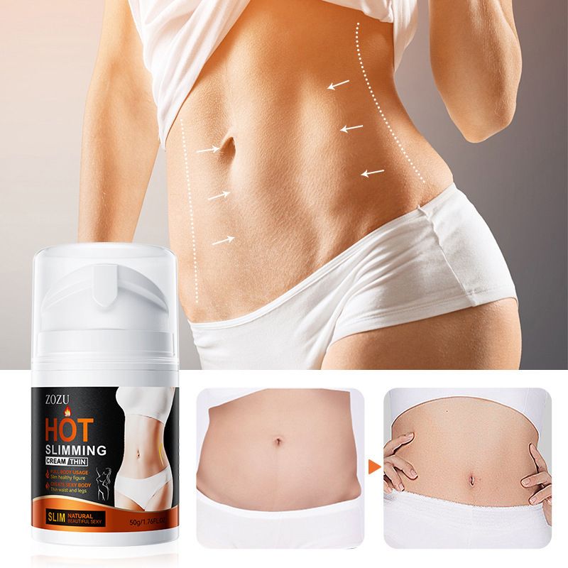 ZOZU Hot Slimming Cream Fat Burning Slimming Cream Anti-Cellulite Body Shaping Cream Lose Weight Thigh Belly Arm Fat Fast Acting Weight Loss Cellulite Treatment Natural Extract Firming Cream