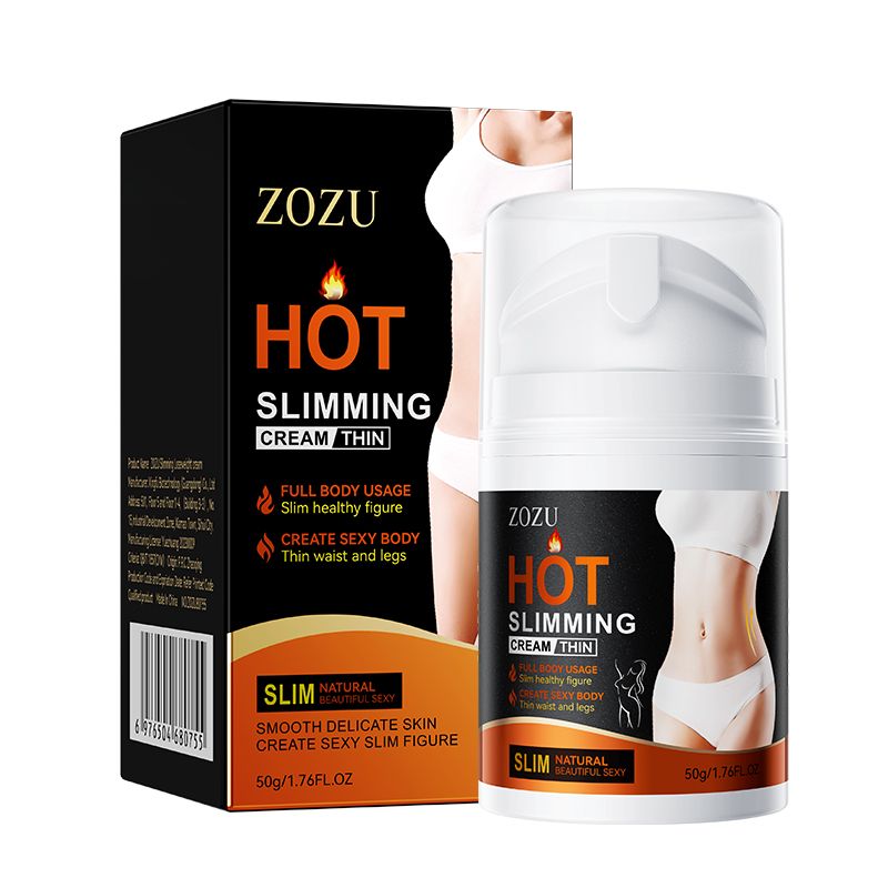 ZOZU Hot Slimming Cream Fat Burning Slimming Cream Anti-Cellulite Body Shaping Cream Lose Weight Thigh Belly Arm Fat Fast Acting Weight Loss Cellulite Treatment Natural Extract Firming Cream