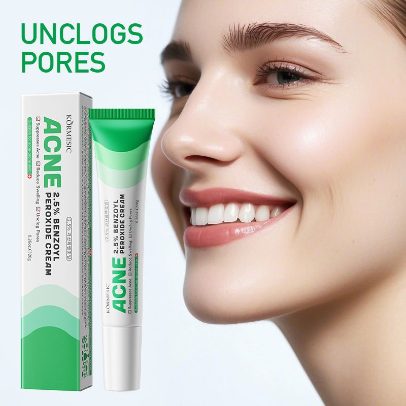 KORMESIC Salicylic Acid Acne Cream Arbutin Acne Treatment Cream Centella Asiatica Anti-Acne Cream Gently Reduces Redness Unclogs Pores Controls Oil Fades Dark Spots Smooth Clear Skin - Acne Prone Skin