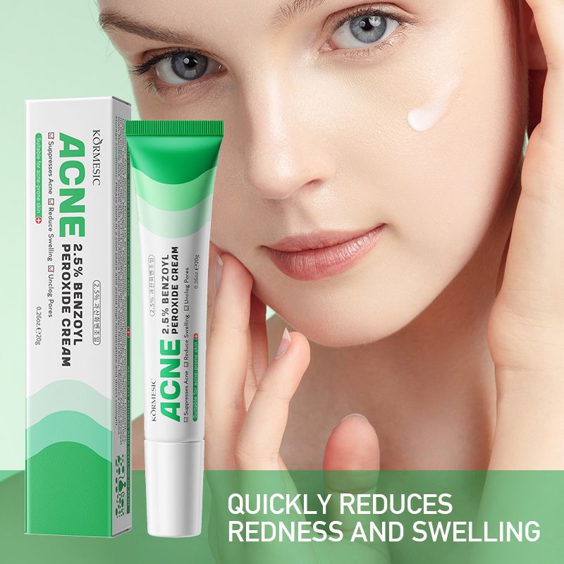 KORMESIC Salicylic Acid Acne Cream Arbutin Acne Treatment Cream Centella Asiatica Anti-Acne Cream Gently Reduces Redness Unclogs Pores Controls Oil Fades Dark Spots Smooth Clear Skin - Acne Prone Skin