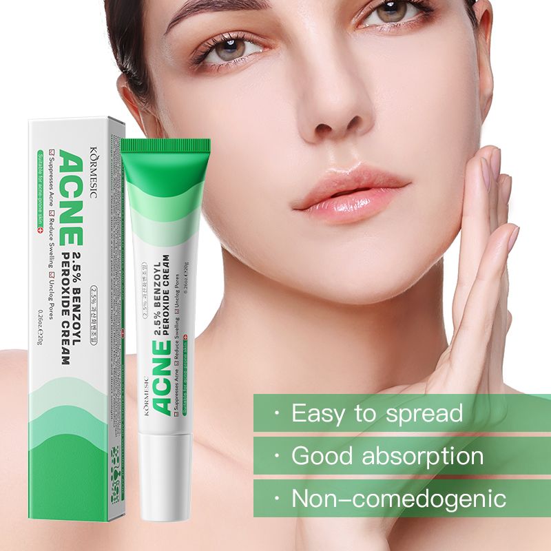 KORMESIC Salicylic Acid Acne Cream Arbutin Acne Treatment Cream Centella Asiatica Anti-Acne Cream Gently Reduces Redness Unclogs Pores Controls Oil Fades Dark Spots Smooth Clear Skin - Acne Prone Skin