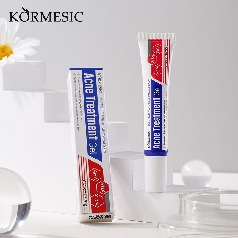 KORMESIC Salicylic Acid Acne Cream Arbutin Acne Treatment Cream Centella Asiatica Anti-Acne Cream Gently Reduces Redness Unclogs Pores Controls Oil Fades Dark Spots Smooth Clear Skin - Acne Prone Skin