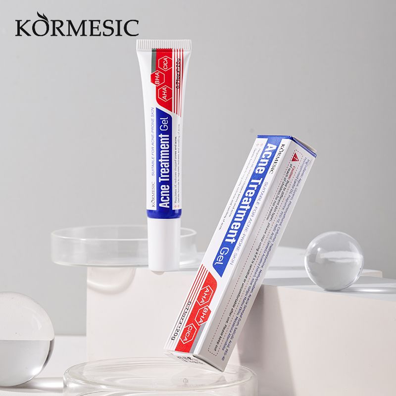 KORMESIC Salicylic Acid Acne Cream Arbutin Acne Treatment Cream Centella Asiatica Anti-Acne Cream Gently Reduces Redness Unclogs Pores Controls Oil Fades Dark Spots Smooth Clear Skin - Acne Prone Skin