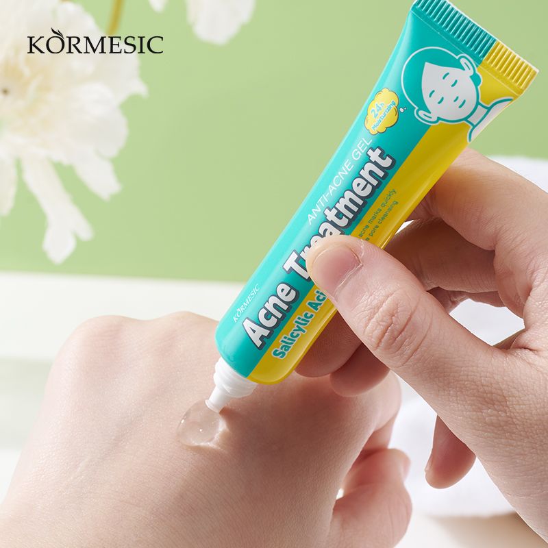KORMESIC Salicylic Acid Acne Cream Arbutin Acne Treatment Cream Centella Asiatica Anti-Acne Cream Gently Reduces Redness Unclogs Pores Controls Oil Fades Dark Spots Smooth Clear Skin - Acne Prone Skin