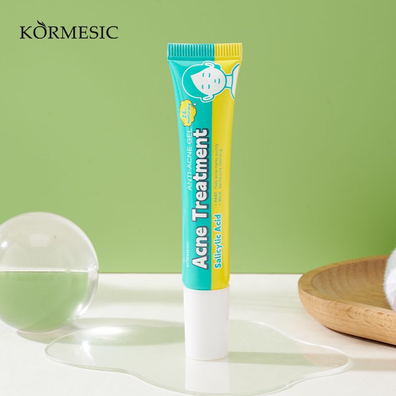 KORMESIC Salicylic Acid Acne Cream Arbutin Acne Treatment Cream Centella Asiatica Anti-Acne Cream Gently Reduces Redness Unclogs Pores Controls Oil Fades Dark Spots Smooth Clear Skin - Acne Prone Skin