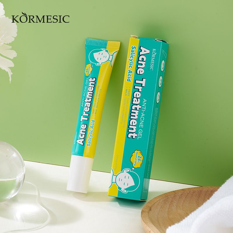 KORMESIC Salicylic Acid Acne Cream Arbutin Acne Treatment Cream Centella Asiatica Anti-Acne Cream Gently Reduces Redness Unclogs Pores Controls Oil Fades Dark Spots Smooth Clear Skin - Acne Prone Skin