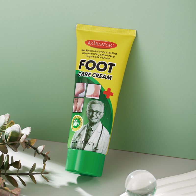 KORMESIC Feet Chapped Cream Repair Cracked Heels Dry Cracked Feet Rescue Foot Cracks Split Heels Hard Skin & Cracks Heel Fissures Plantar Rhagades Painless Deep Skin Fissures Moisturizer 100g