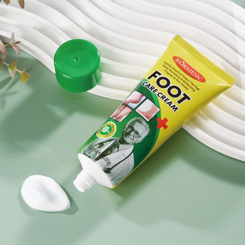 KORMESIC Feet Chapped Cream Repair Cracked Heels Dry Cracked Feet Rescue Foot Cracks Split Heels Hard Skin & Cracks Heel Fissures Plantar Rhagades Painless Deep Skin Fissures Moisturizer 100g